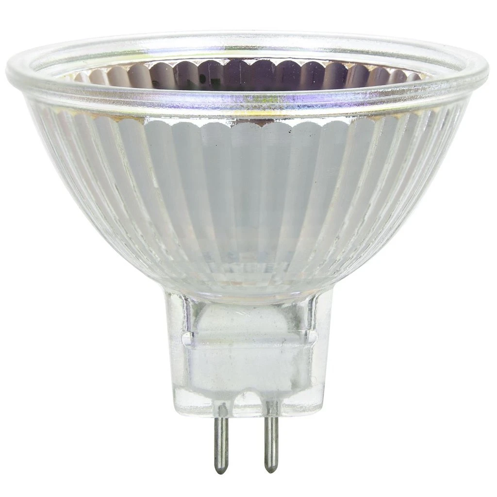 35w Mr16 Halogen Light Bulb Gu5.3 Base 3200k Flood 12 Pack