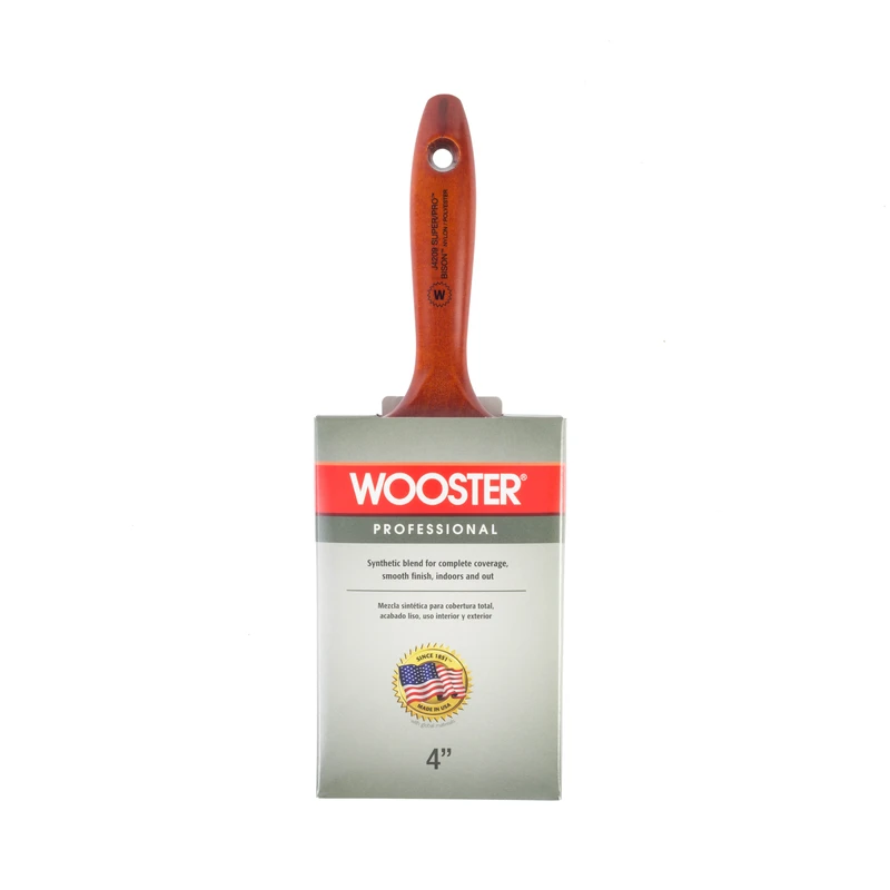 Super/pro 4 Inch Nylon/poly Wall Paint Brush Model J4209-4