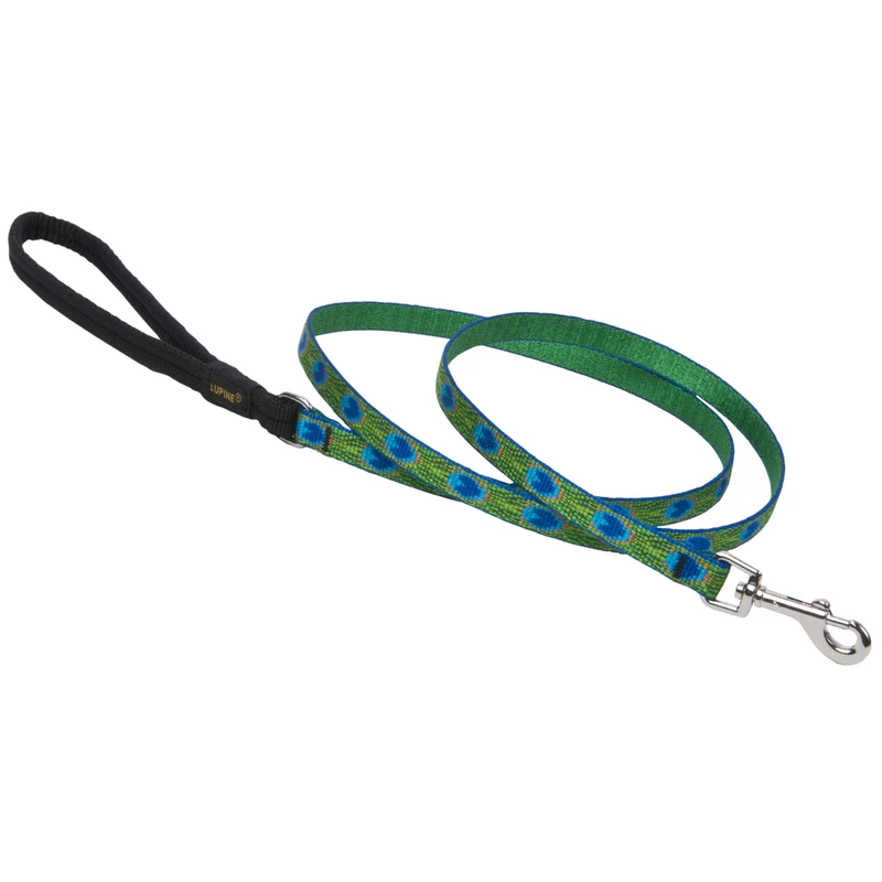 Pet Original Designs Multicolor Tail Feathers Nylon Dog Leash 4 Feet