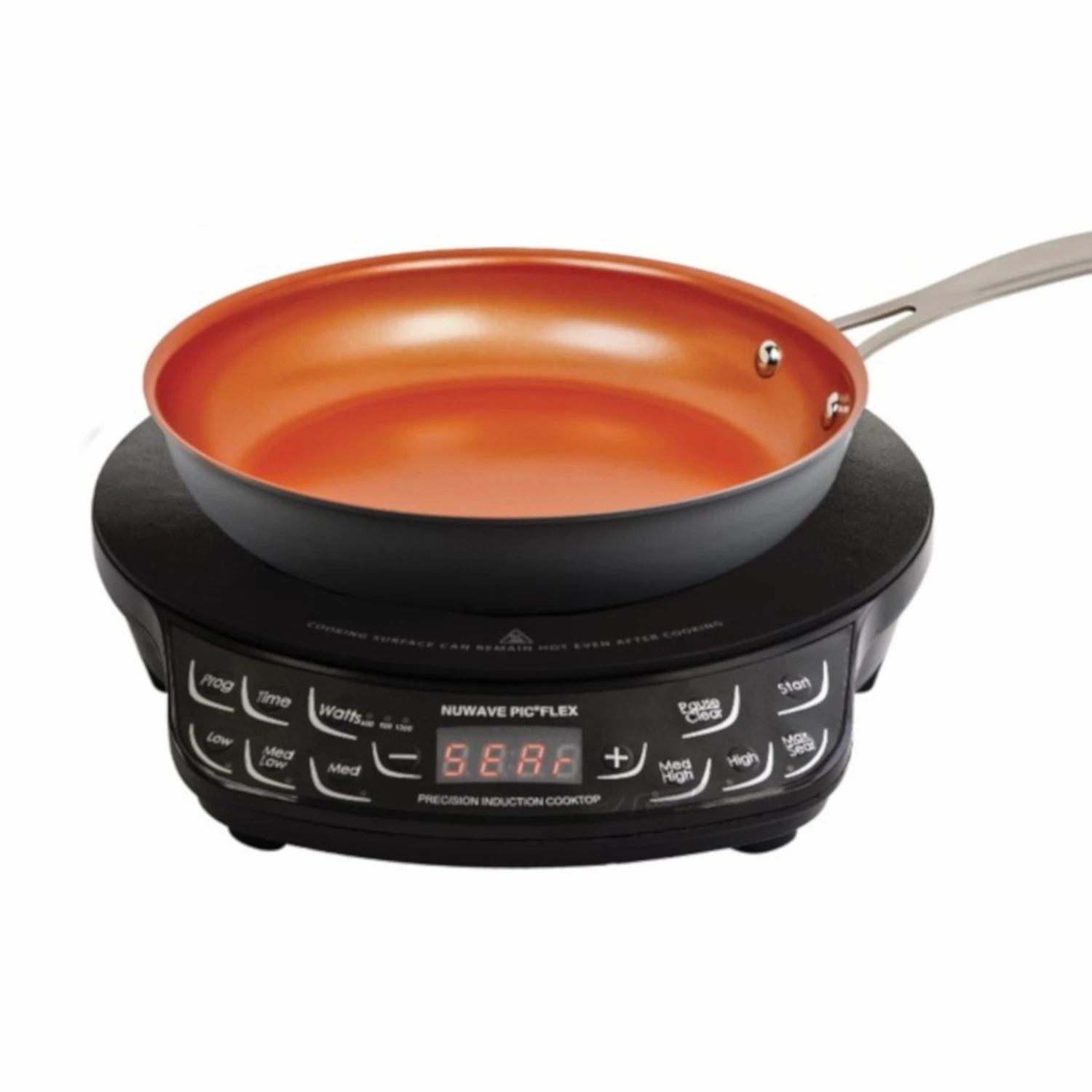 Pic Flex 1 Burner Plastic Induction Cooktop With 9 In. Fry Pan