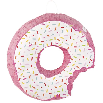 Donut Party 3d Pinata, Pink, 19.5 Inches, 1 Piece