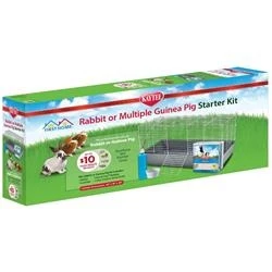 My First Home Rabbit And Multiple Guinea Pig Starter Kit, 42" L X 18" W X 20" H