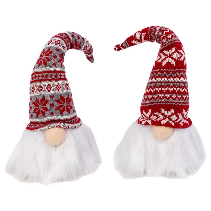 Multicolored Gnome Figurine 15.75 In. Indoor Christmas Decor