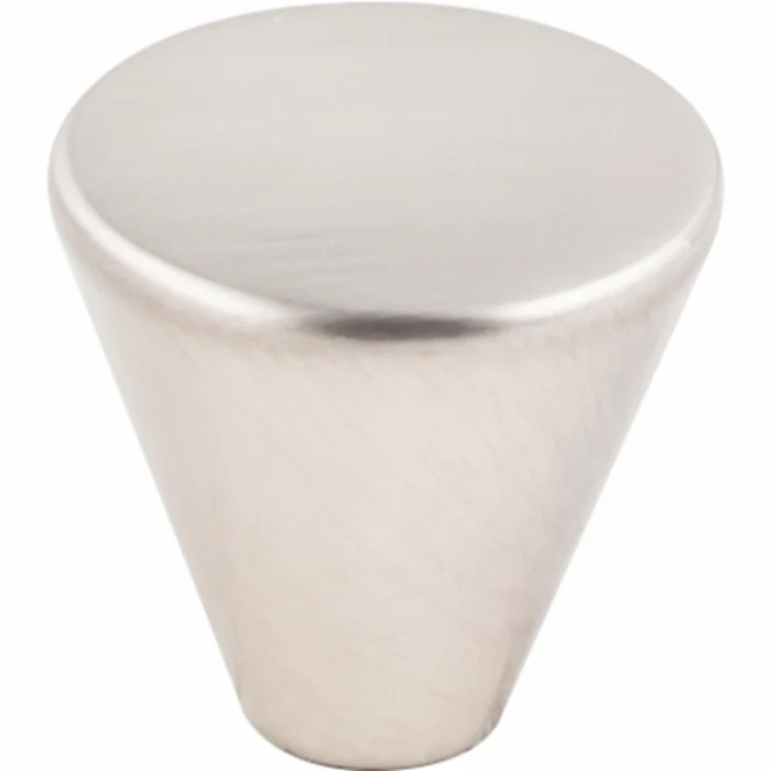 Hardware Resources K512SN-4 Cabinet Knob, Contemporary, 1 in L, Zinc, Satin Nickel, 4/PK