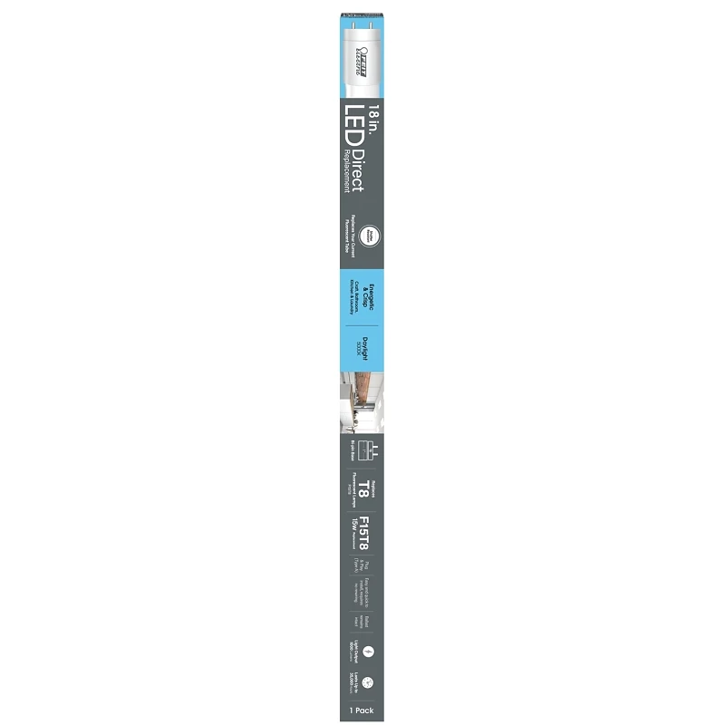 18 In. Bi-pin Linear Led Lamp, 18w Equivalent, 770 Lumens, 1 Pk