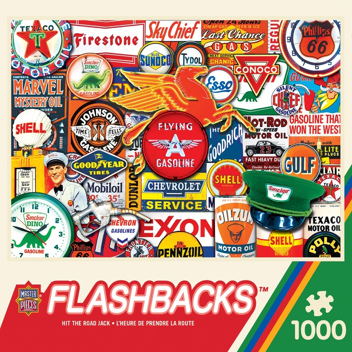 Flashbacks Hit The Road Jack 1000 Piece Jigsaw Puzzle - 19.25 X 26.75 In.