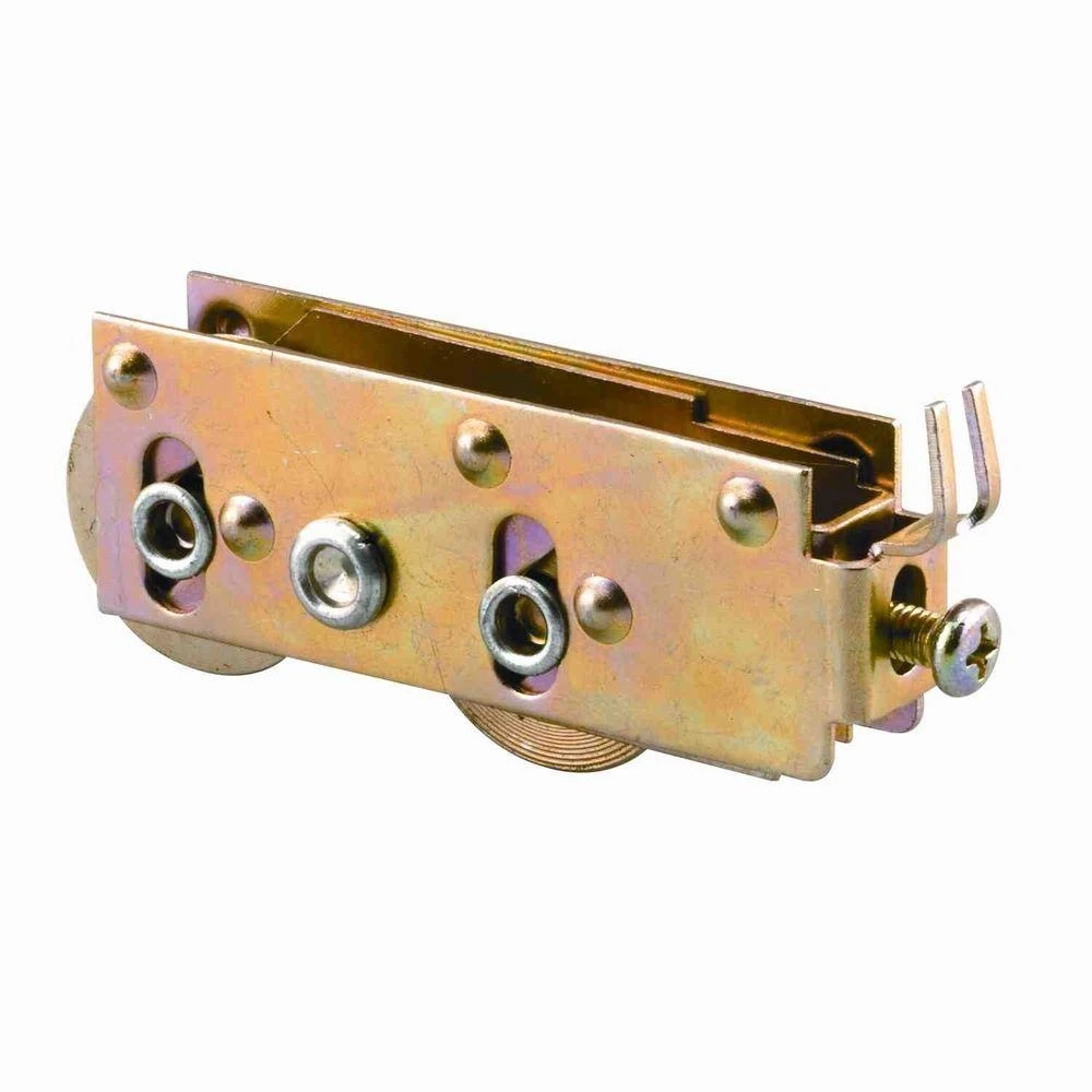 1-1/8 In. Tandem Glass Door Roller Assembly With Steel Ball Bearings