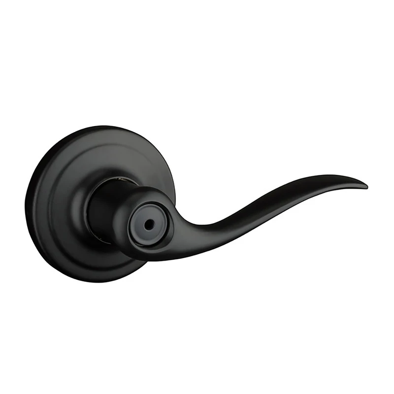 Tustin Iron Black Privacy Door Handle Lever Model 730tnl 514