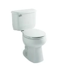Windham Round Front Toilet Bowl 12" Rough-in Low Consumption White