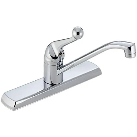 Classic 120 Single Handle Kitchen Faucet In Chrome Finish