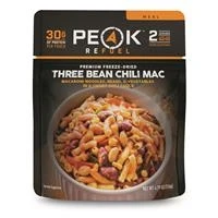 Three Bean Chili Mac Freeze-dried Meal - Delicious And Nutritious