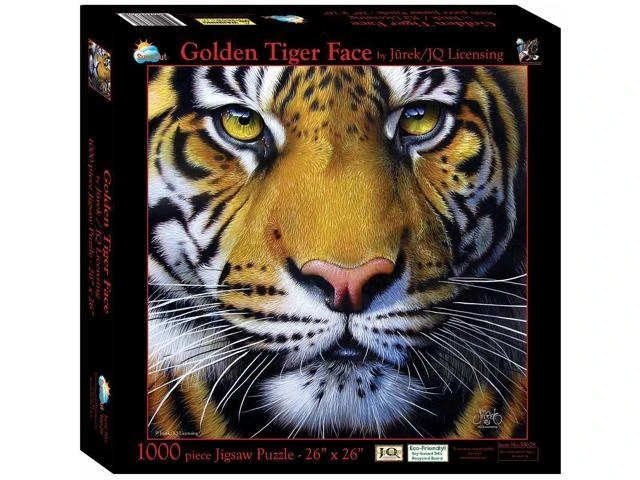 Golden Tiger Face 1000 Piece Jigsaw Puzzle By Sunsout Inc.