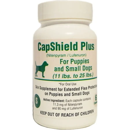 011-291020 11 to 25 lbs Capshield Plus For Puppies, 6 Count