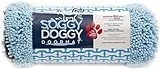 26-inch By 36-inch Microfiber Chenille Doormat - Blue/brown Bone Print