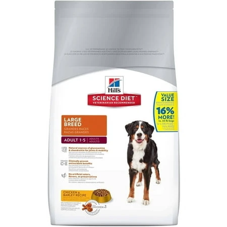 Adult Large Breed Chicken & Barley Recipe Dry Dog Food, 38.5 Lbs