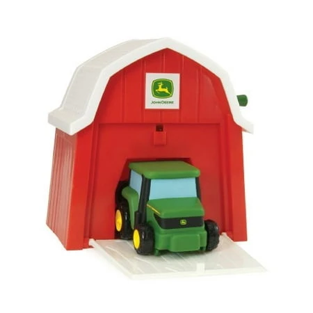 John Deere Tractor In The Barn Model 46216 Multi-colored Toy