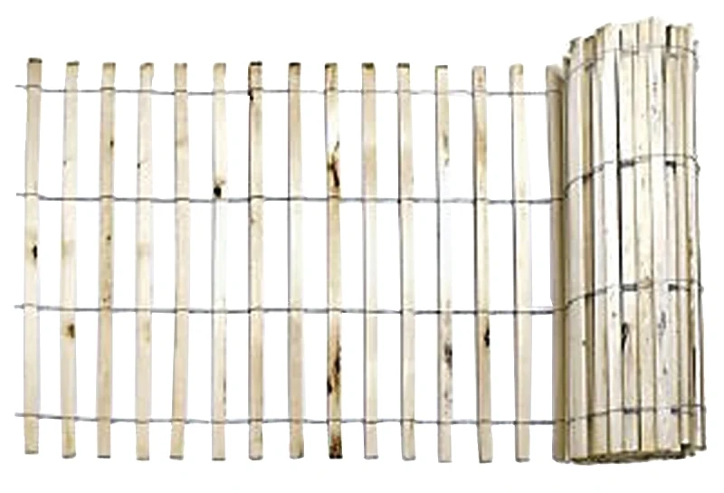14910-9-48 Snow/sand Fence, 50 Ft L X 4 Ft H, Wood Mesh
