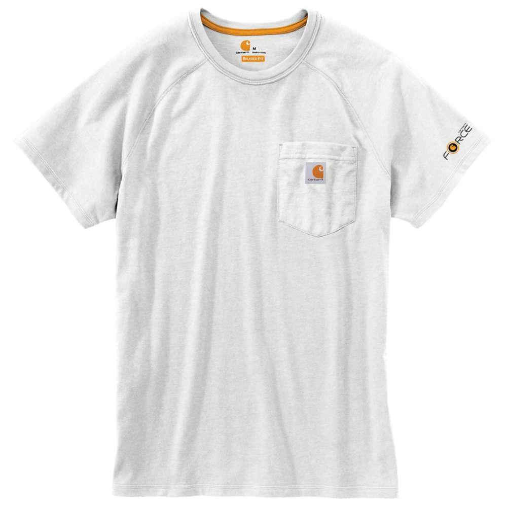 Force Delmont Men's Regular Xxxx Large White Cotton Short Sleeve T-shirt