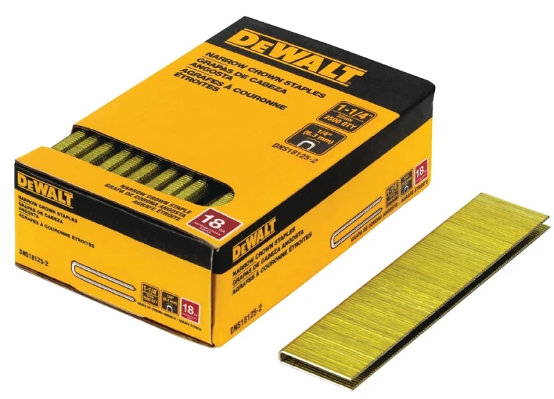 1/4 In. X 1-1/4 In. 18-gauge Glue Collated Crown Staples (2500 Pk)