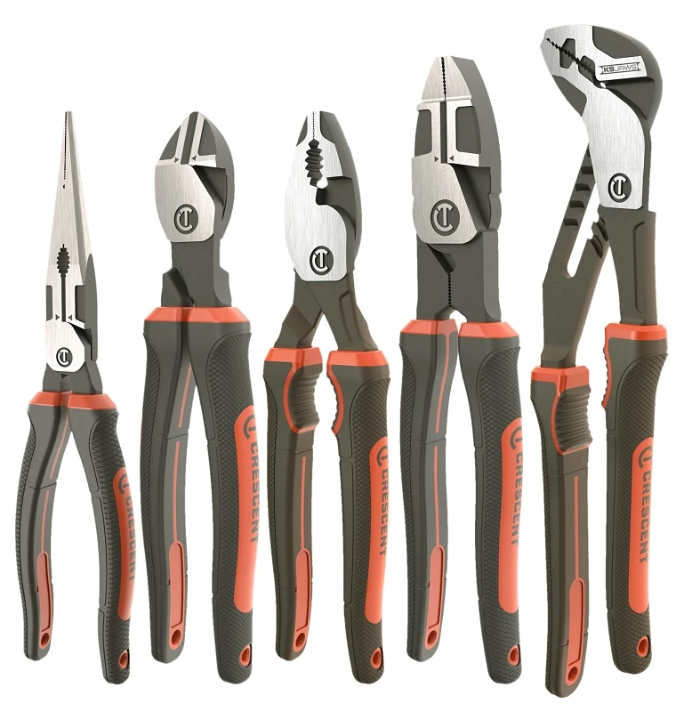 Z2 5-piece Mixed Alloy Steel Plier Set With High Leverage Design