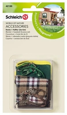 42130 Blanket And Headstall 2-piece Set For Toy Figures