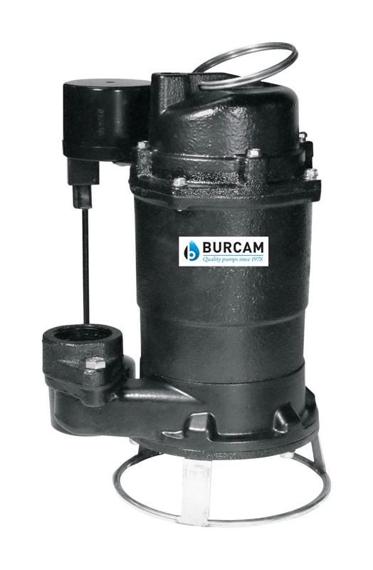 3/4 Hp Cast Iron Vertical Float Switch Grinding Pump 1875 Gph