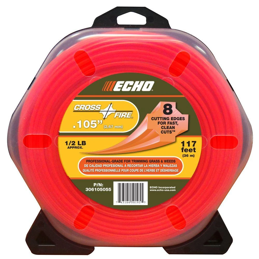 Cross-fire .105 Trimmer Line, 117 Feet, Model 306105055