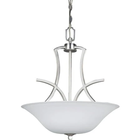 3 Bulb Nickel Chandelier Model Rich250a03bn18 For Elegant Lighting