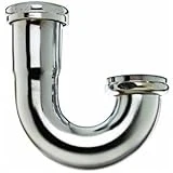 1-1/4" X 1-1/2" 17 Gauge J-bend Sink Trap