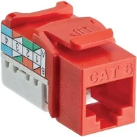 Cat 5e Quickport Rj-45 Network Connector Jack - Orange