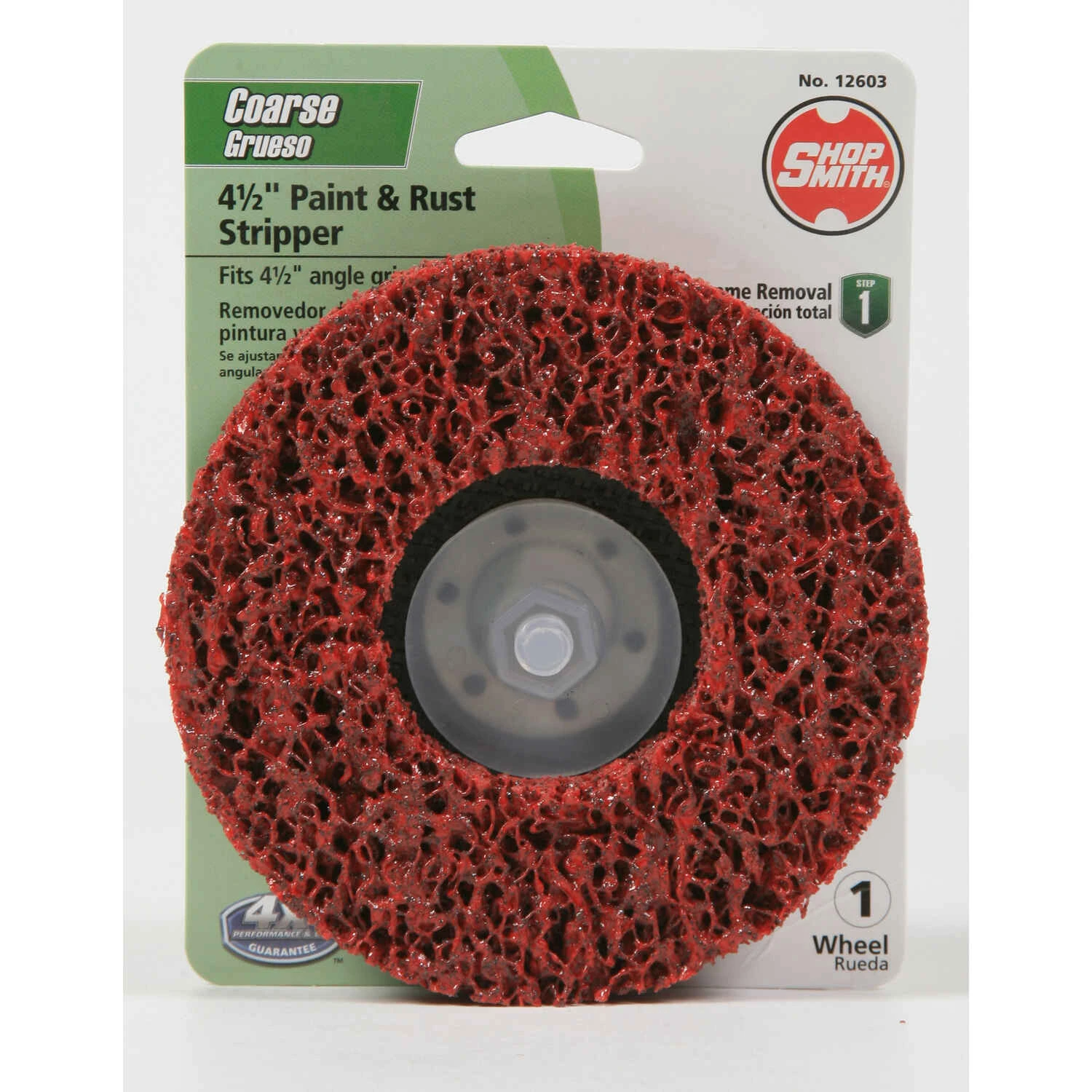 Shopsmith 4.5 in. 31 Silicon Carbide Center Mount Paint and Rust Remover Disc 60 Grit Coarse 1 PK