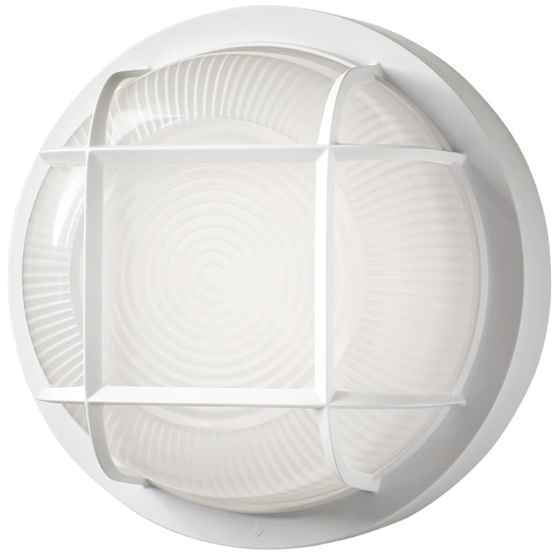 Twistfit White Switch Led Bulkhead Light 8.5in Round 6.9 Watts