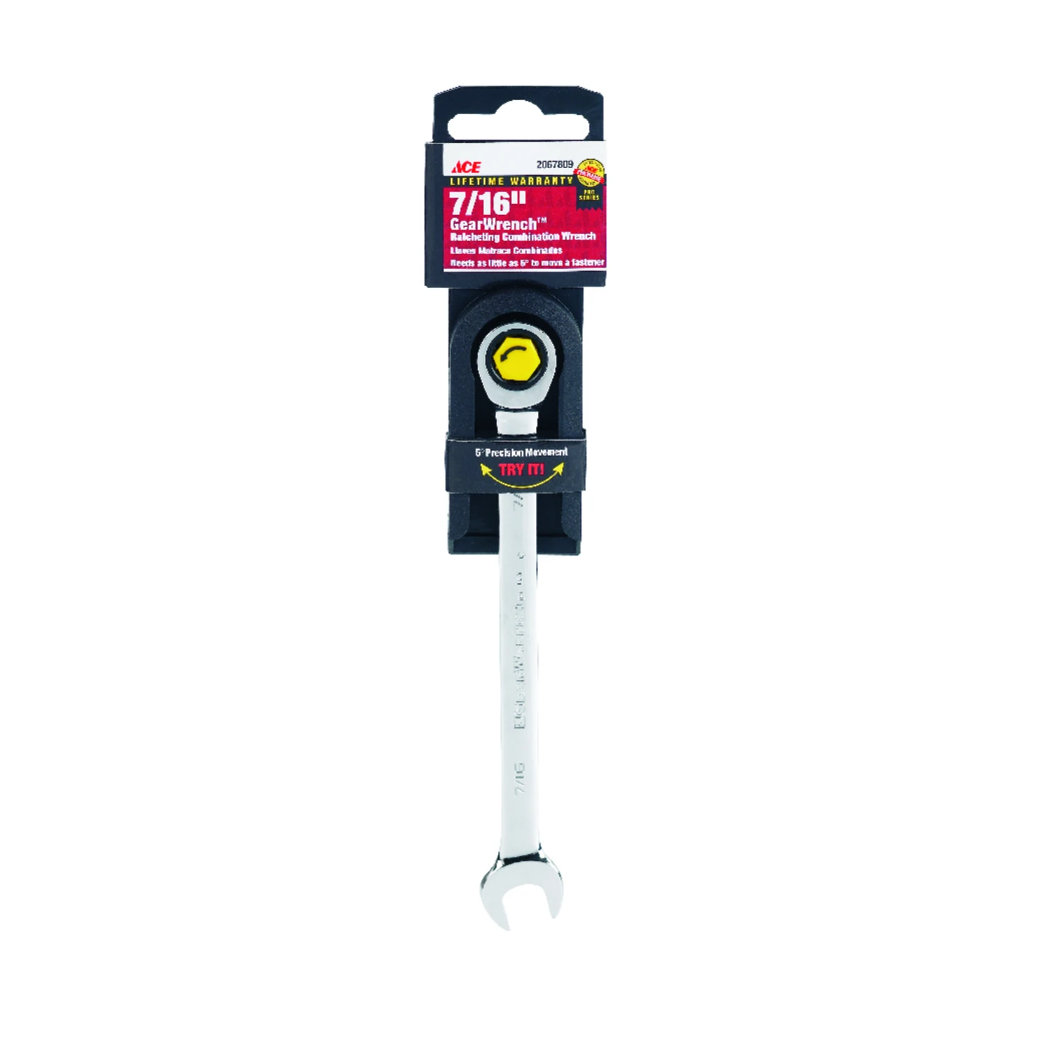 Pro Series Gearwrench 7/16 In. Sae Combination Wrench 6.5 In. Long