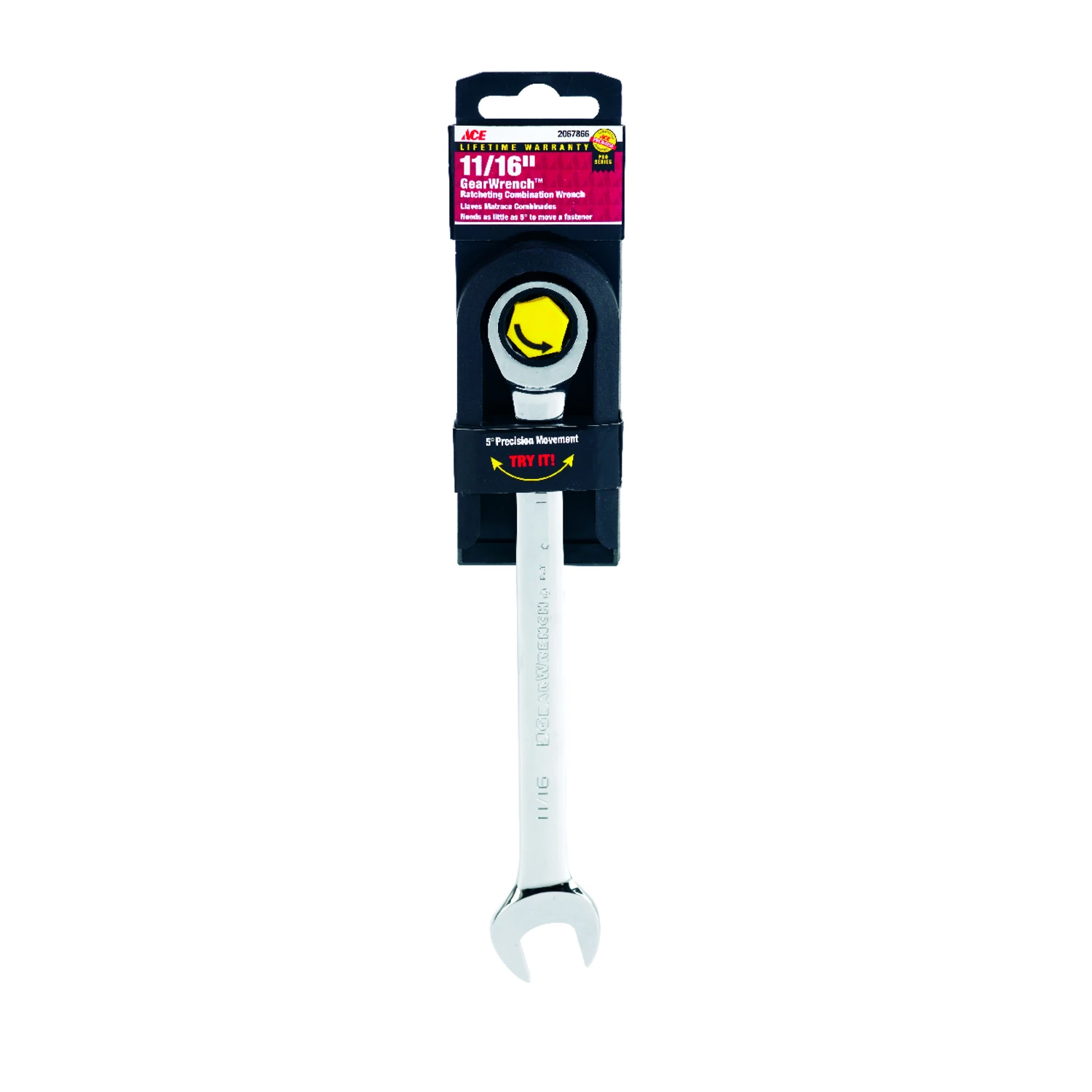Pro Series Greawrench 11/16 In. Sae Combination Wrench 8.83 In. Long
