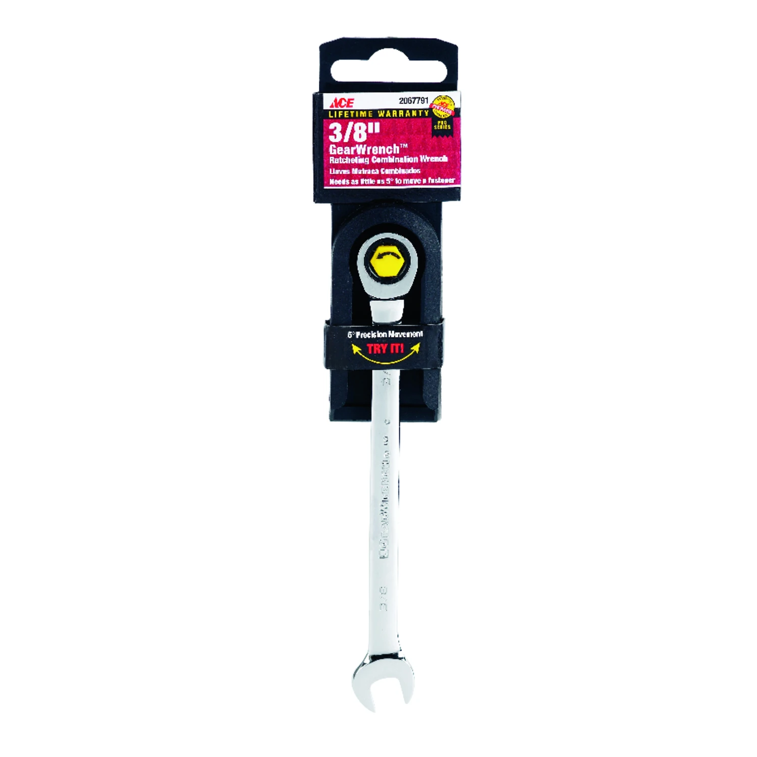 Pro Series Gearwrench 3/8 In. X 3/8 In. Sae Combination Wrench 6.3 In. Length