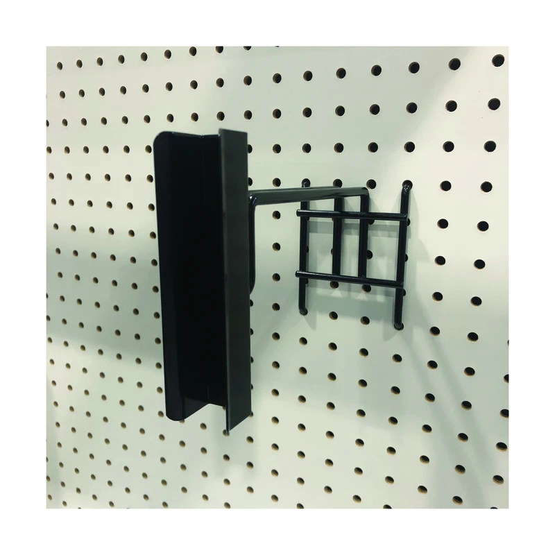 9 Inch Black Metal Peg Hook For Retail Display And Organization
