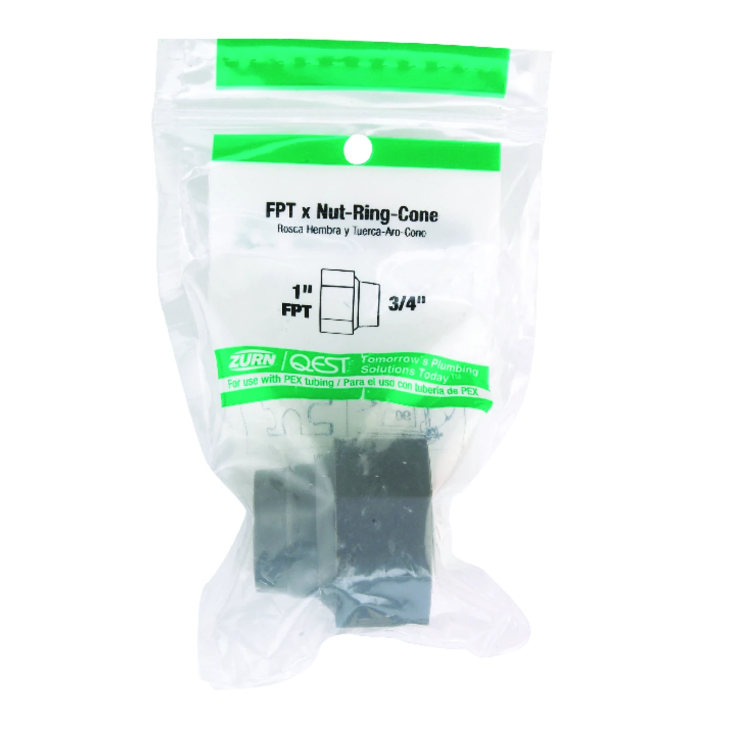 Qicktite 3/4 In. Cts X 3/4 In. Cts Nut-ring-cone Set