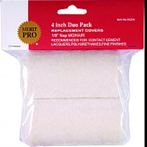 204 4 X 0.13 In. Nap Mohair Duo Pack For Smooth Finishes