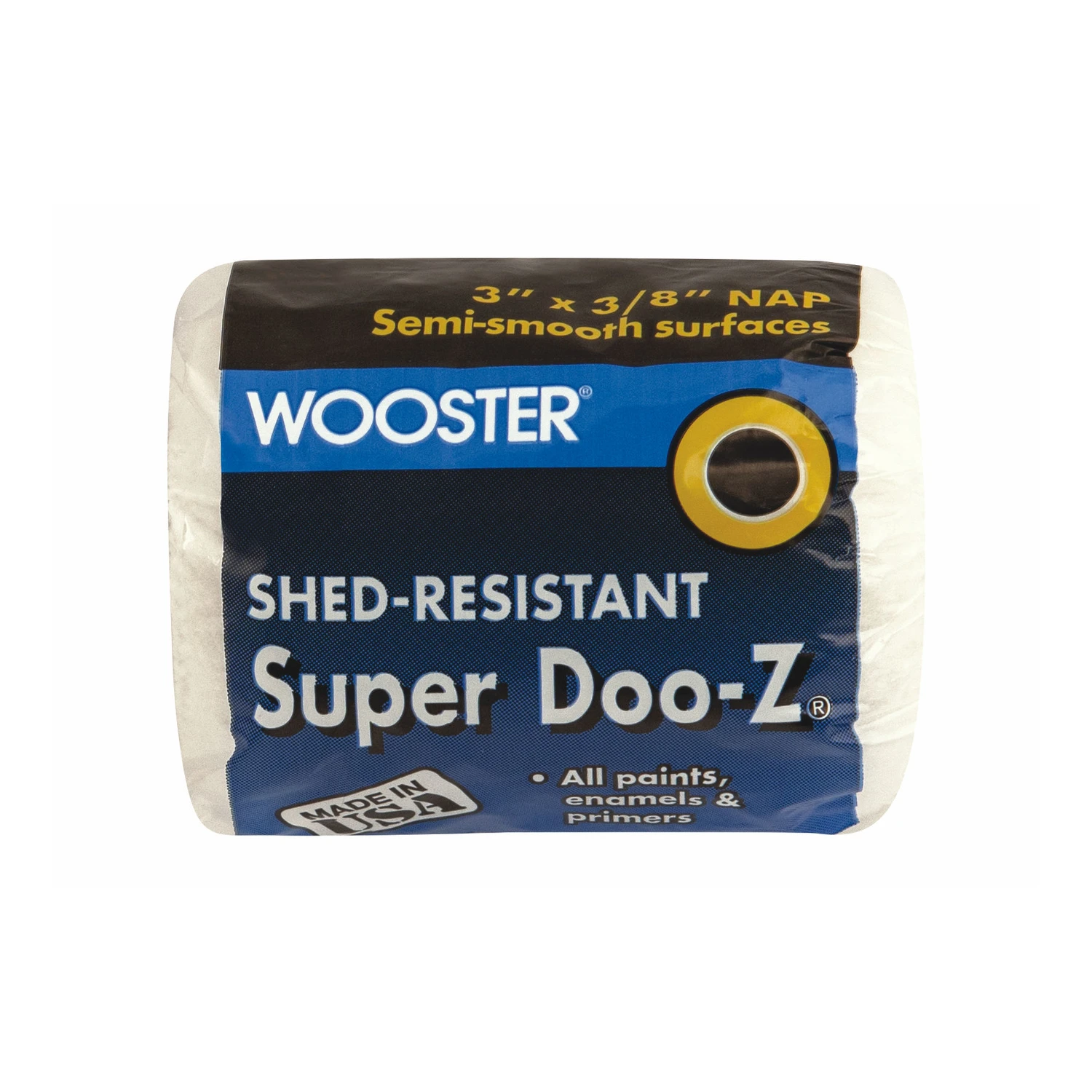 Wooster Super Doo-z R205-3 Woven 3 In. W X 3/8 In. Paint Roller Cover 1 Pk