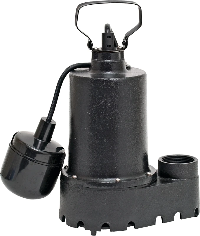 92331 1/3 Hp Submersible Cast Iron Sump Pump With 10 Ft Cord