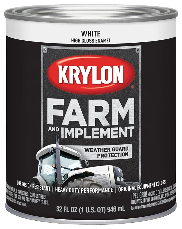 K02021000 Gloss White Paint Quart For Durable Finishes