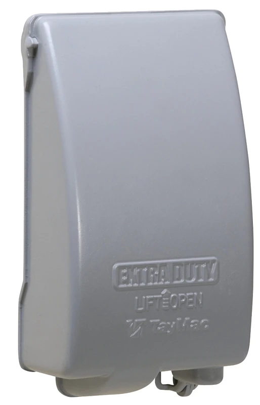1-gang Rectangle Die-cast Metal Weatherproof Electrical Box Cover Mx4280s