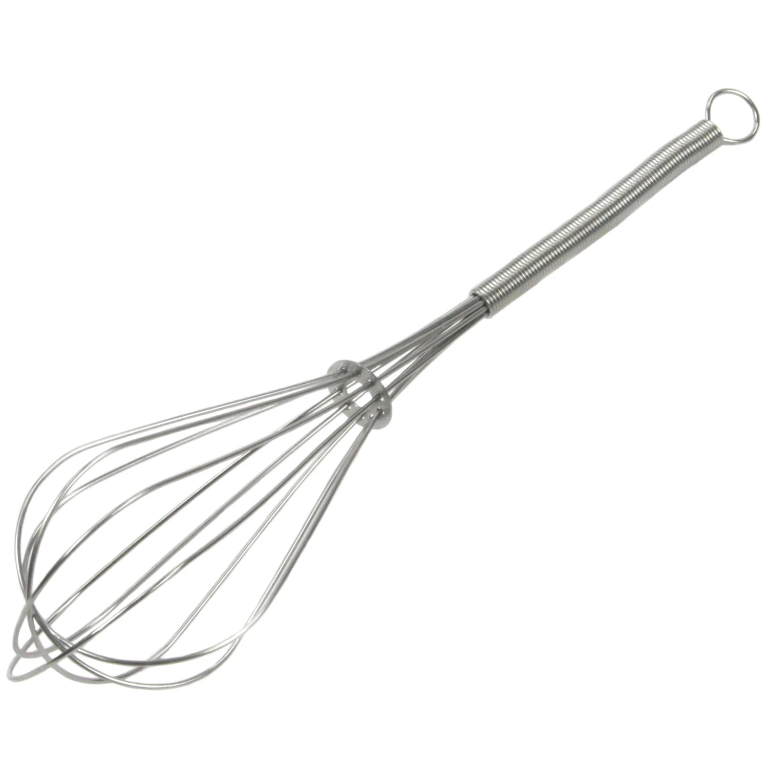 10 Inch Silver Stainless Steel Whisk - Durable Kitchen Utensil