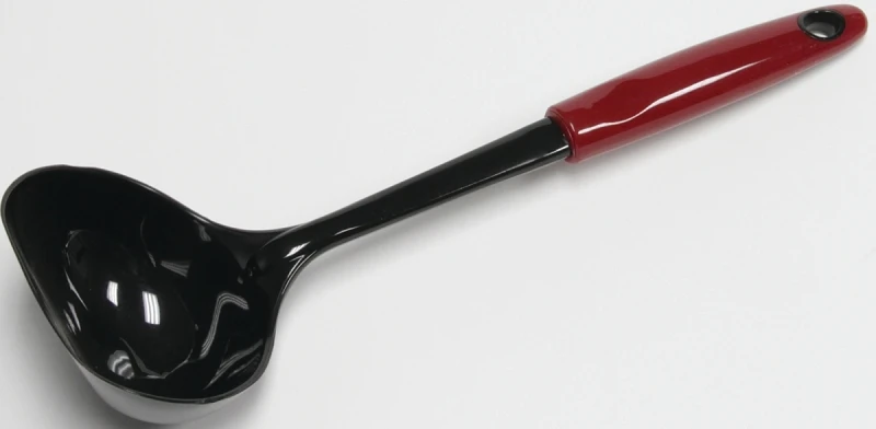 12160 Red Nylon Ladle - 12 In Overall Length, Heat Resistant, Non-scratch