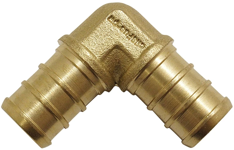 1/2 In. Brass Pex Barb 90° Elbow Fittings (10-pack) Apxe121210pk