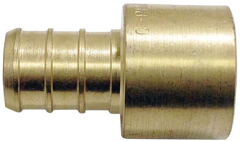 1/2 In. Brass Pex Barb X 1/2 In. Female Copper Sweat Adapter - Model Apxfs1212