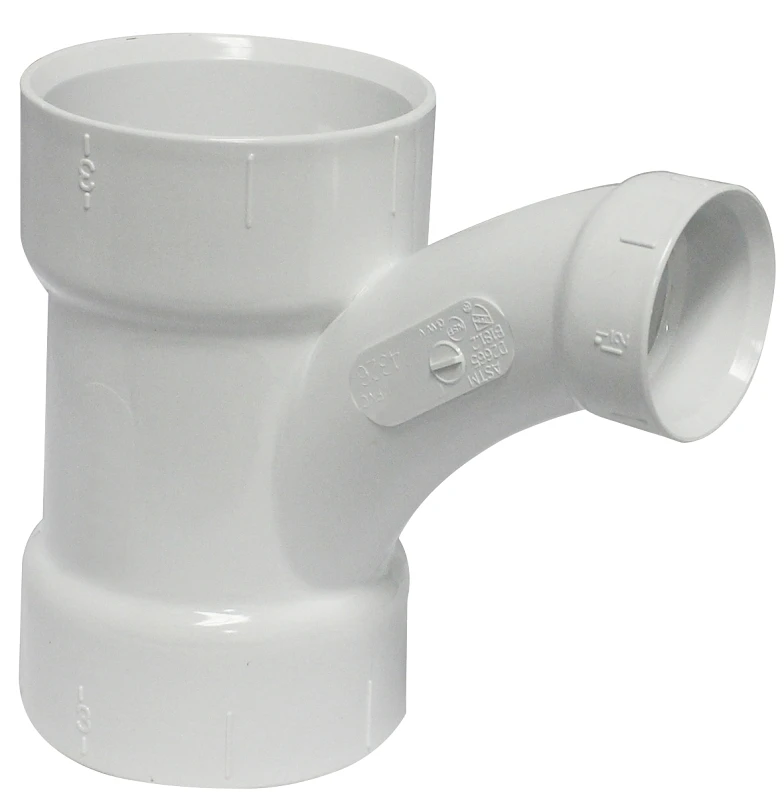 194326 Pvc Dwv Wye Tee Pipe 3 X 3 X 1-1/2 Inch Hub Connection