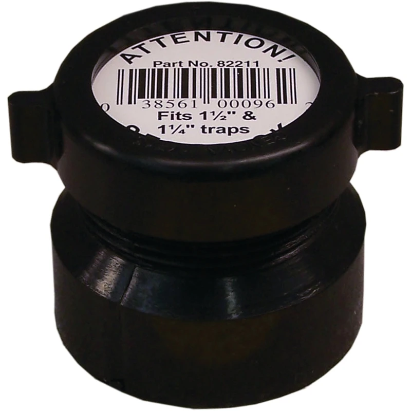 Abs Trap Adapter 1-1/2 Inch Hub X Slip Connection Sch 40