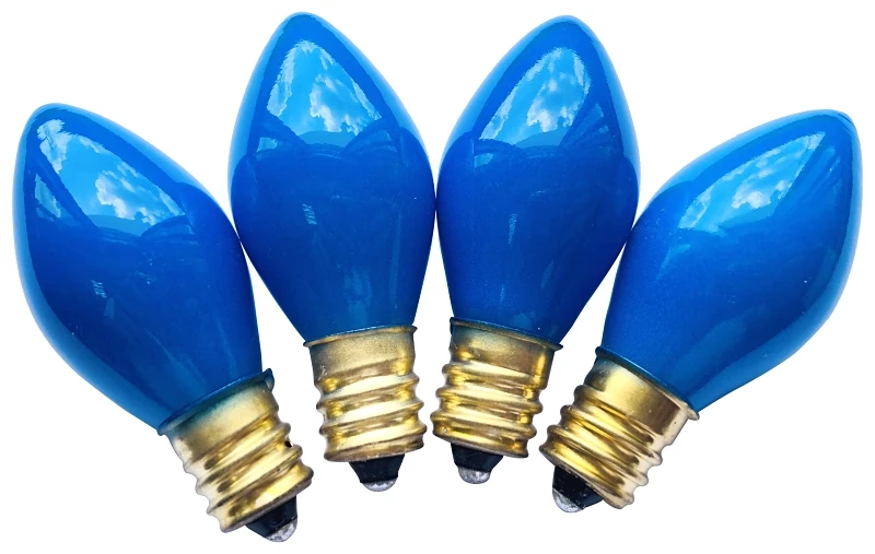 16294 Replacement Bulb, 5 Watt, Candelabra Base, Ceramic Blue Light