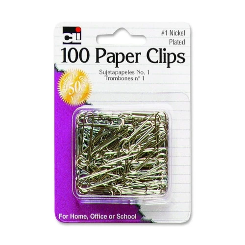 CLI High-quality Nickle Plated Paper Clip